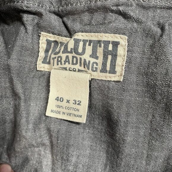 Duluth‎ Trading Pants Men's 40x32 Beige Standard Fit Work Wear Chinos - Picture 6 of 14